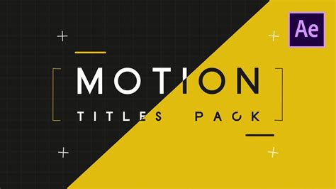 103+ After Effects Motion Graphic Templates