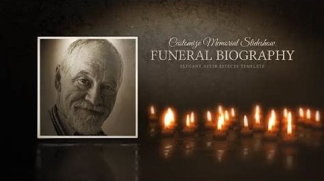 105+ After Effects Funeral Slideshow Template