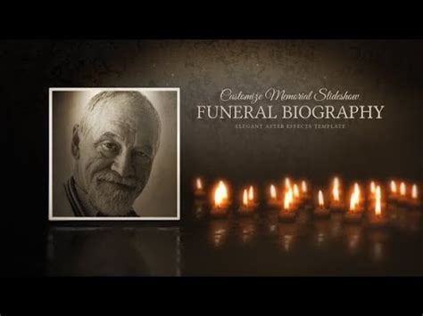 105+ After Effects Funeral Slideshow Template