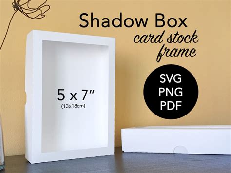 106+ Box Template Free Download - Popular Shadow Box Crafters File