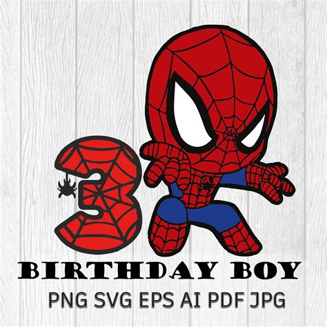 107+ 3rd Birthday Spiderman SVG - Download Spiderman SVG for Free