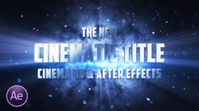 109+ After Effects 3d Title Templates Free Download