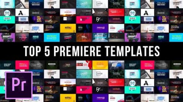 109+ After Effects Templates For Premiere Pro