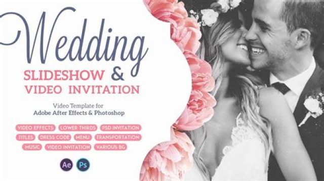 112+ Free After Effects Templates Wedding Invitation