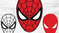 112+ Spiderman Facepaint SVG - Instant Download Spiderman SVG