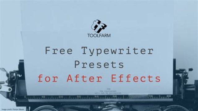 115+ After Effects Typewriter Template