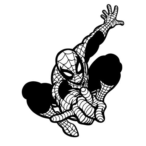 121+ Spiderman SVG Black And White - Spiderman SVG Printable