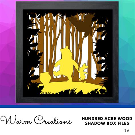 123+ Winnie The Pooh Shadow Box SVG Files - Popular Shadow Box SVG Cut Files