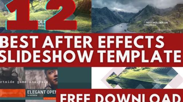 127+ After Effects Video Slideshow Template