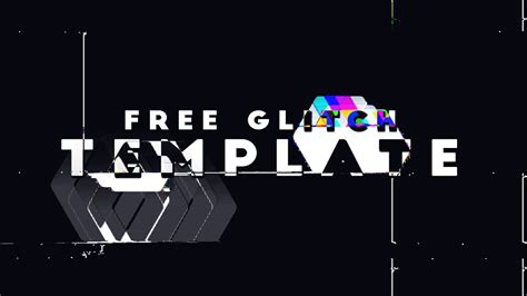 129+ Free After Effects Glitch Templates