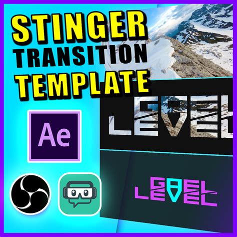 133+ After Effects Stinger Transition Template