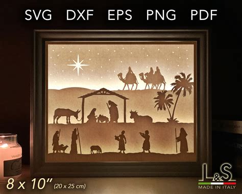 136+ Nativity Shadow Box Svg Free - Instant Download Shadow Box SVG