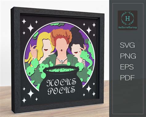 137+ Download Hocus Pocus Shadow Box - Download Shadow Box SVG for Free