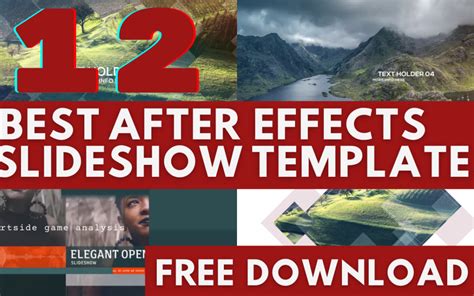 140+ Free After Effects Slideshow Template Shareae