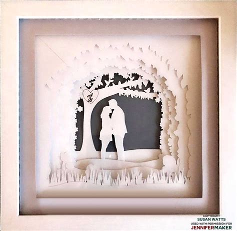 164+ Shadow Box Paper Art - Popular Shadow Box Crafters File