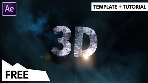 166+ After Effects 3d Templates Free Download