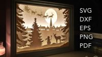 166+ Christmas Shadow Box Svg File SVG Files - Premium Free Shadow Box SVG