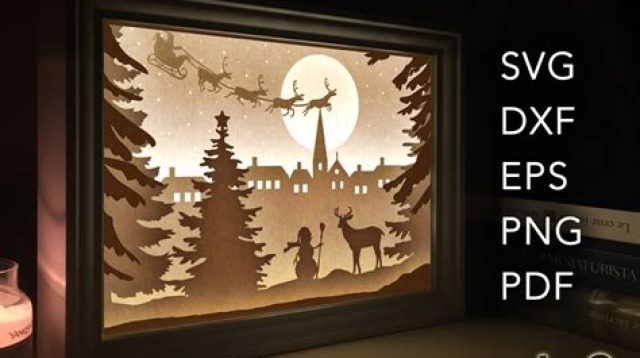 166+ Christmas Shadow Box Svg File SVG Files - Premium Free Shadow Box SVG