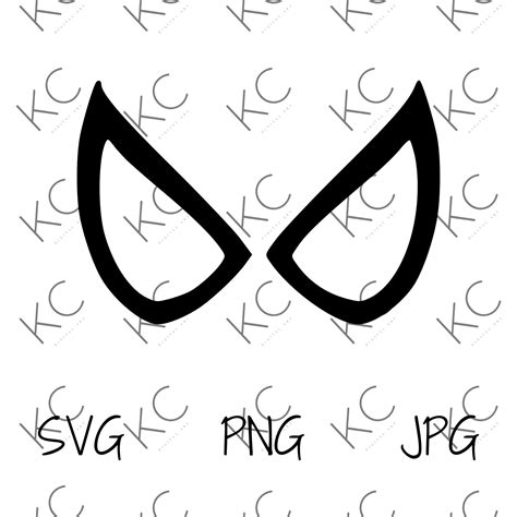 170+ Cut Out Spiderman Eyes Template - Ready Print Spiderman SVG Files