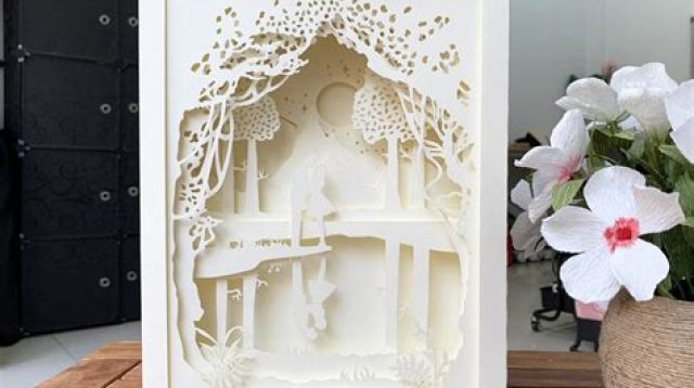 171+ 3d Layered Paper Art Template Free - Popular Shadow Box Crafters File