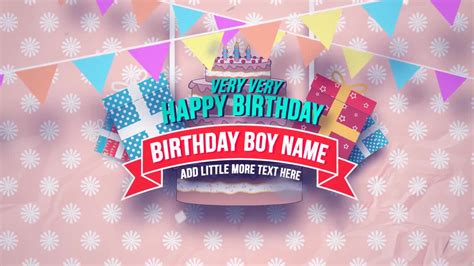 171+ Birthday After Effects Template Free