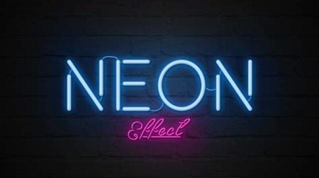 180+ After Effects Neon Text Template