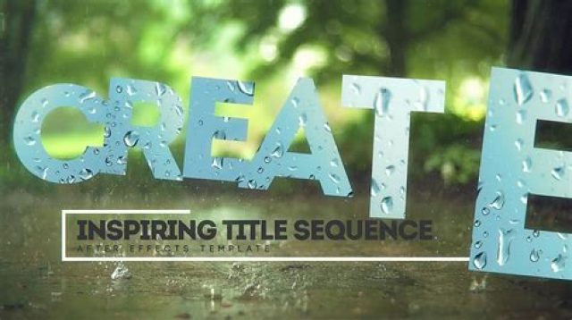 180+ After Effects Title Sequence Templates