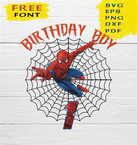 184+ Spiderman Birthday Shirt SVG - Editable Spiderman SVG Files