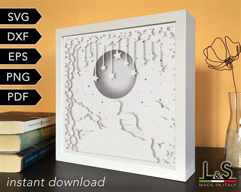 186+ Download 3d Lighted Shadow Box - Instant Download Shadow Box SVG