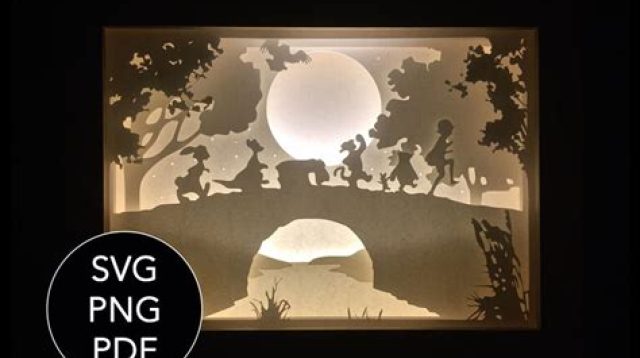 189+ A Tale Of Light And Shadow SVG Files - Best Shadow Box SVG Crafters Image