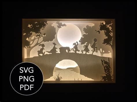 189+ A Tale Of Light And Shadow SVG Files - Best Shadow Box SVG Crafters Image