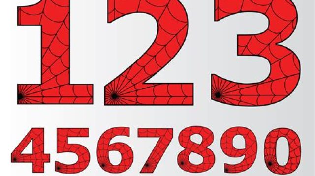 198+ Spiderman Numbers SVG - Ready Print Spiderman SVG Files