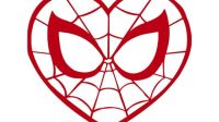 202+ Spiderman Heart SVG Free - Spiderman Scalable Graphics