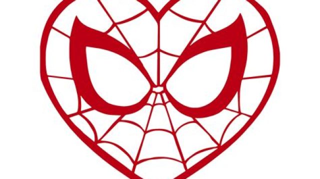 202+ Spiderman Heart SVG Free - Spiderman Scalable Graphics