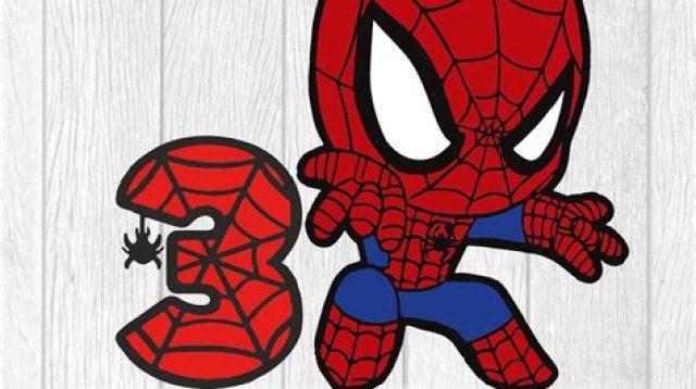 243+ Spiderman 3rd Birthday SVG - Digital Download Spiderman SVG