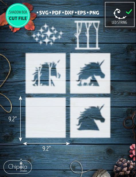 263+ Unicorn Shadow Box SVG Files - Ready Print Shadow Box SVG Files