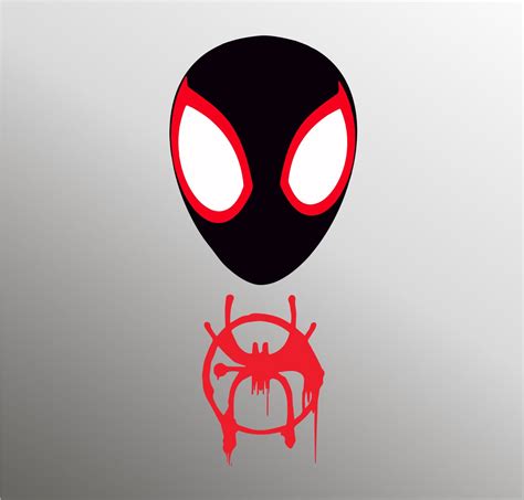 272+ Spiderman Into The Spider Verse Symbol SVG - Instant Download Spiderman SVG