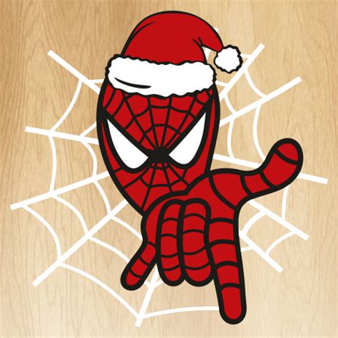 276+ Spiderman Santa SVG - Popular Spiderman SVG Cut