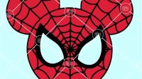 277+ Mickey Mouse With Spiderman SVG - Instant Download Spiderman SVG