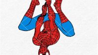 312+ Spiderman Upside Down SVG - Ready Print Spiderman SVG Files