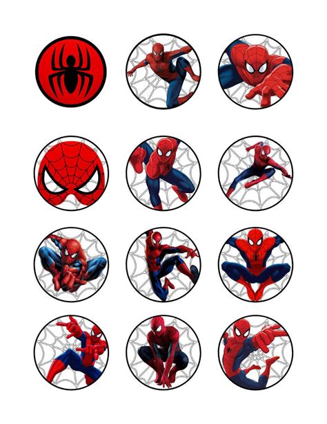 315+ Spiderman Cupcake Toppers SVG - Spiderman SVG Printable