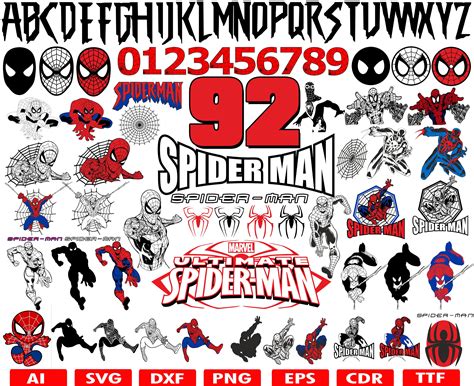 328+ Superhero SVG Free - Digital Download Spiderman SVG