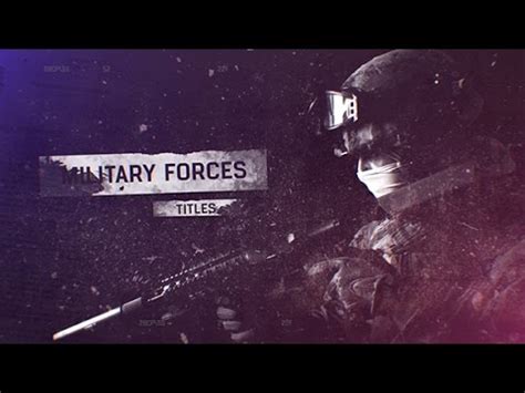 34+ Free After Effects Military Template
