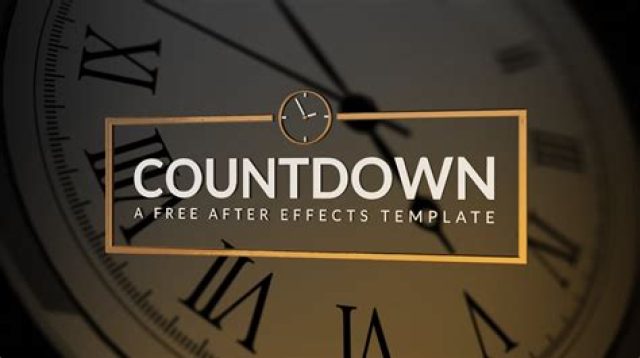 39+ After Effects Countdown Template Free