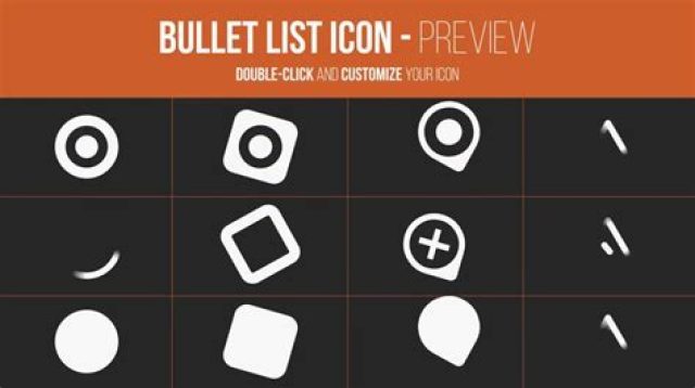 52+ Bullet List After Effects Template Free