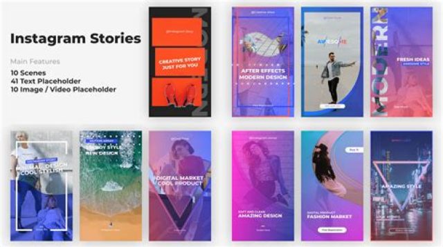 62+ After Effects Templates For Instagram Stories