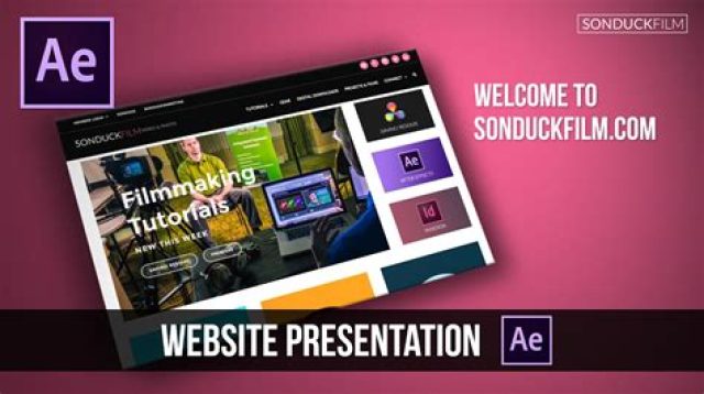 69+ After Effects Website Template