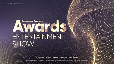 76+ Awards Show After Effects Template