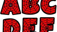 83+ Spiderman Web Letters SVG - Spiderman Scalable Graphics