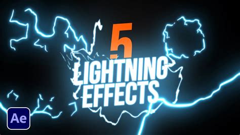 87+ After Effects Lightning Template